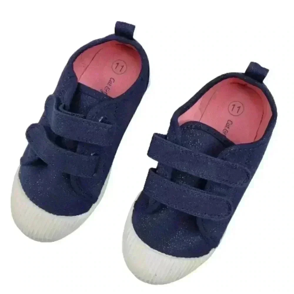Cat & Jack Blue/White Toddler Girls Sneakers Sz 11